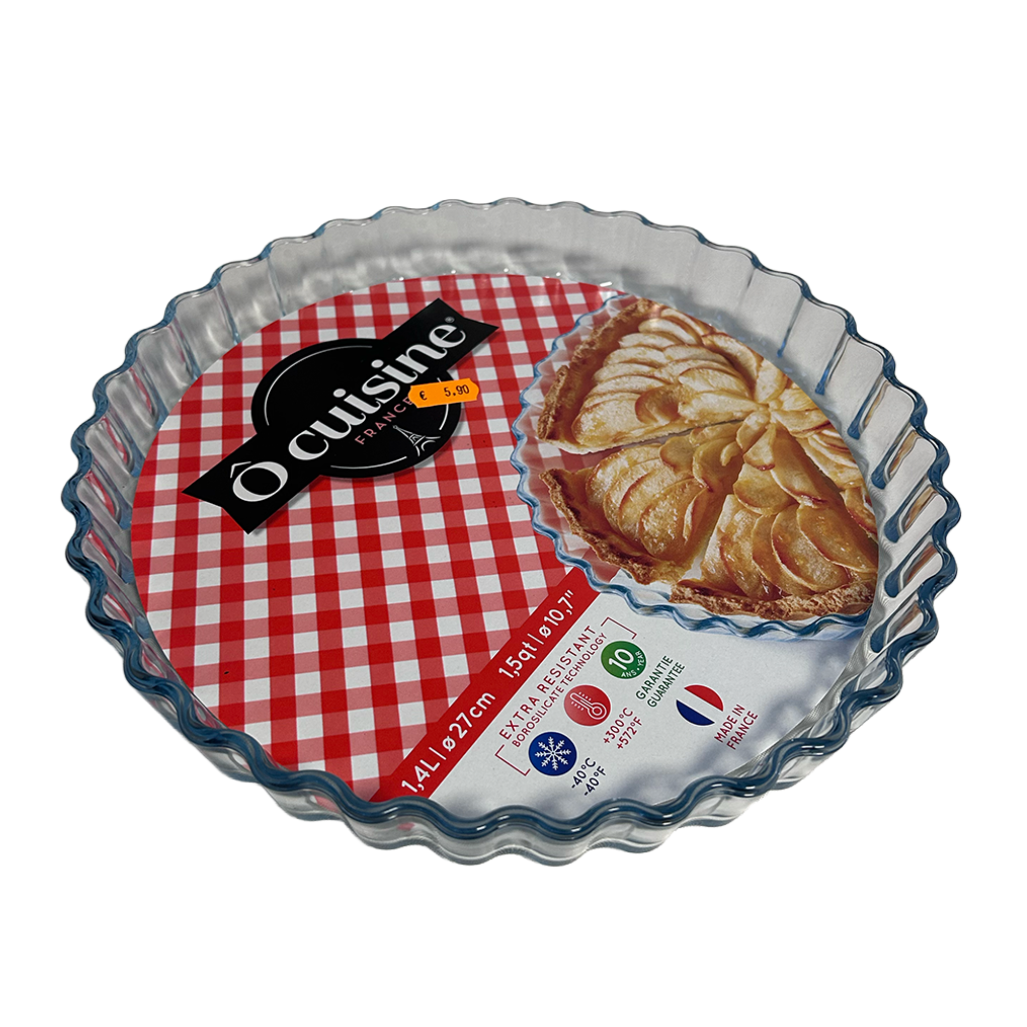 Plat à tarte rond – 1,4 L – Ø 27 cm