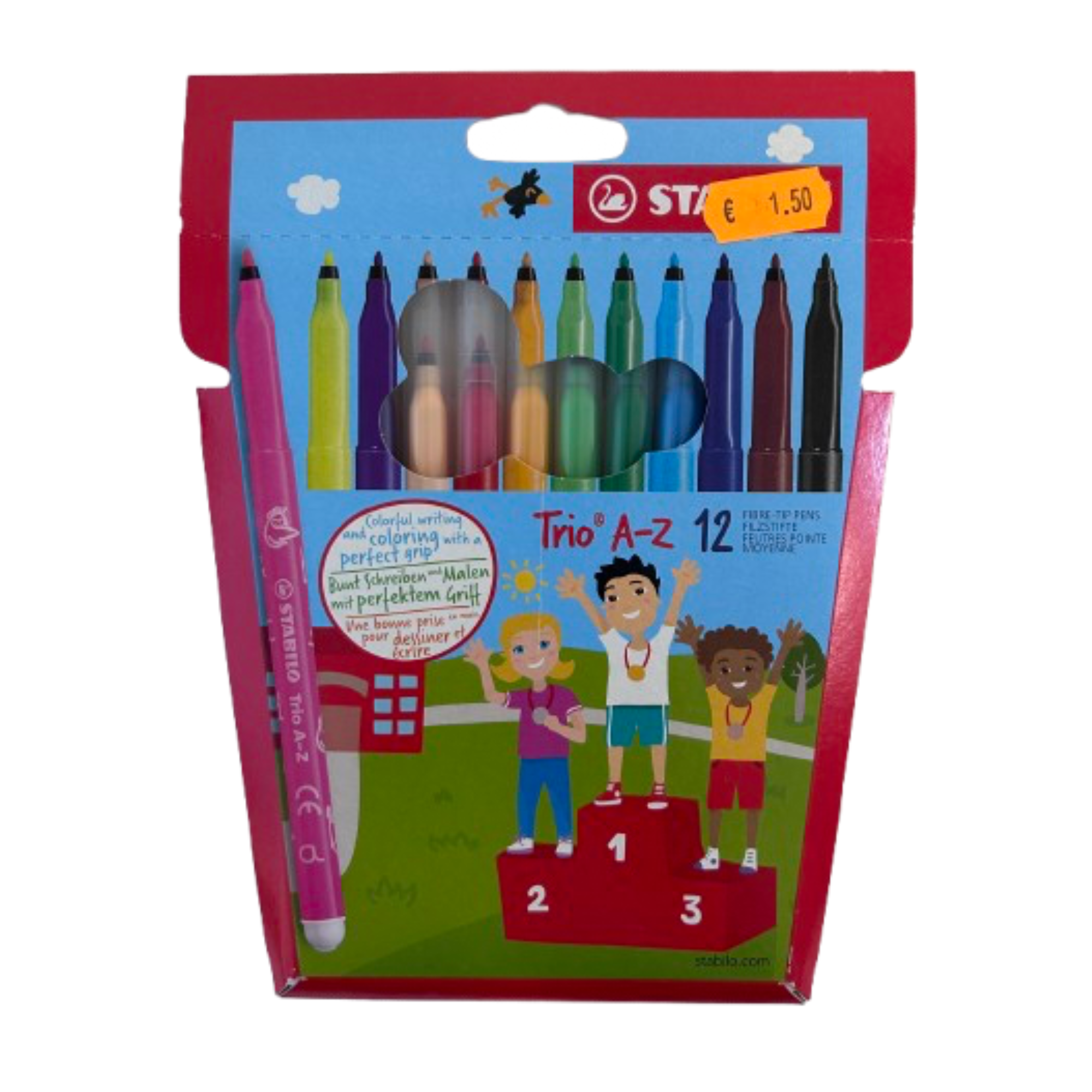 Feutres 12 couleurs